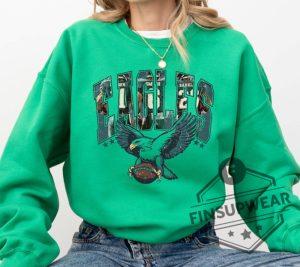 Vintage Philadelphia Eagles Football Shirts Hoodies Sweatshirt Near Me Retro Bird Gang Outfit Jersey Unique New finsupwear 1 2
