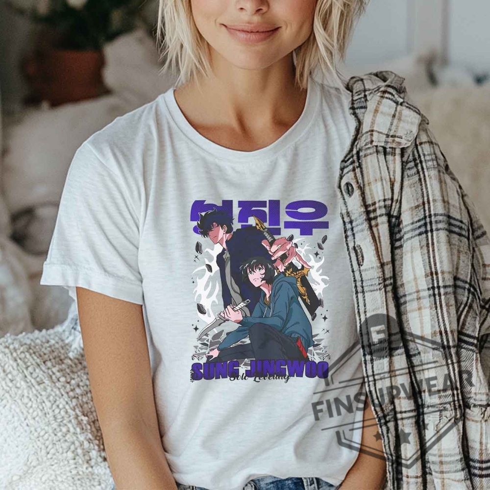 Solo Leveling Sung Jinwoo Horror Anime Manga Black Gifts Shirt All Size Tshirt Sweatshirt Hoodie 7 Solo Leveling Sung Jinwoo Horror Anime Manga Black Gifts Shirt All Size T-Shirt Sweatshirt hoodie