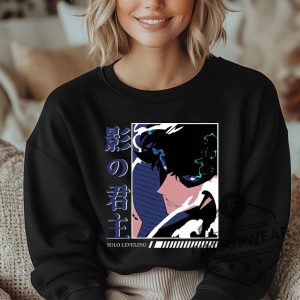Solo Leveling Sung Jinwoo Liu Zhigang Anime Gift Anime Unisex Solo Leveling Tshirt Sweatshirt Hoodie finsupwear 3