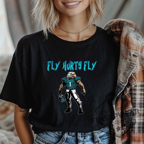 Fly Hurts Fly Jalen Hurts Tshirt Sweatshirt Hoodie finsupwear 1