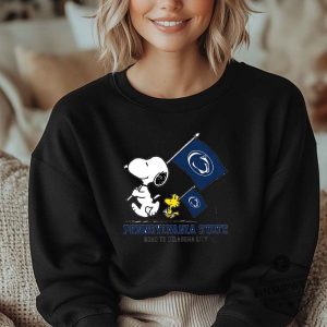 Snoopy And Woodstock Penn State Nittany Lions Road To Oklahoma City Shirt Tshirt Sweatshirt Hoodie finsupwear 2