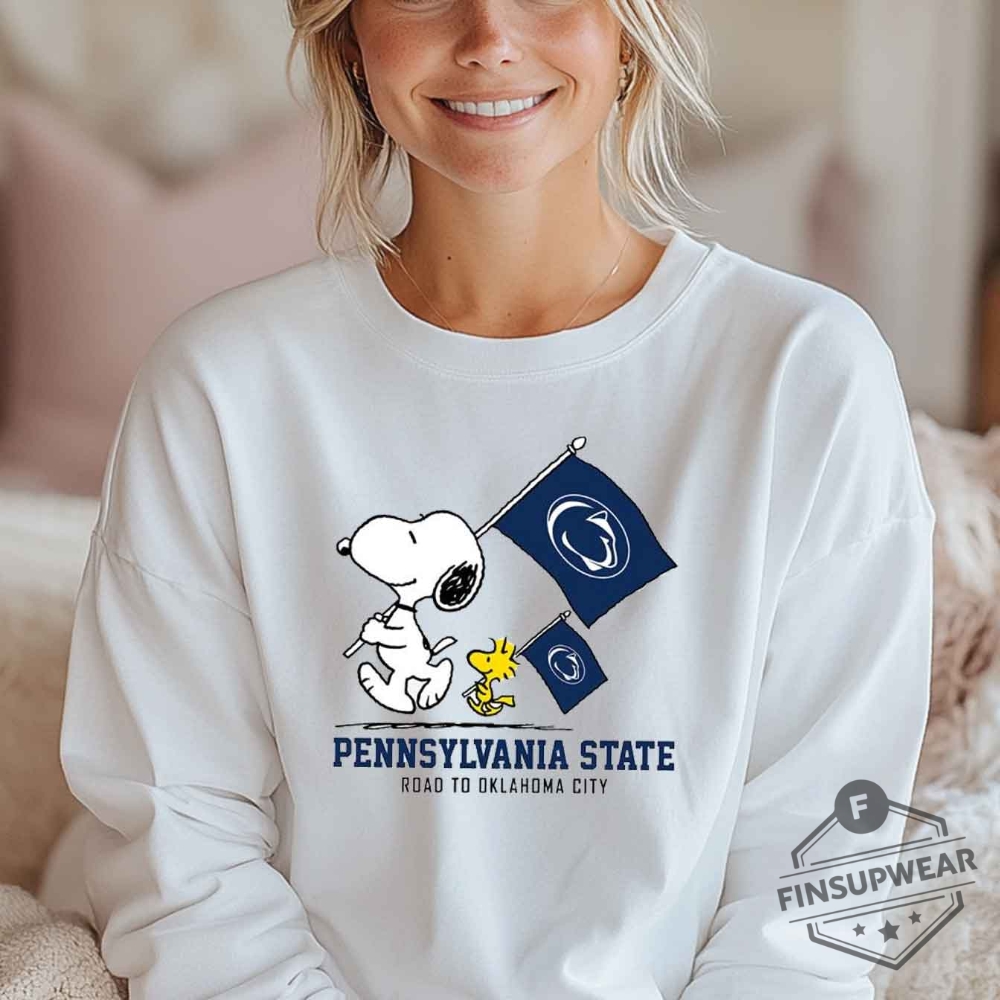 Snoopy And Woodstock Penn State Nittany Lions Road To Oklahoma City Shirt Tshirt Sweatshirt Hoodie 6 Snoopy and Woodstock Penn State Nittany Lions road to Oklahoma City Shirt T-shirt Sweatshirt hoodie