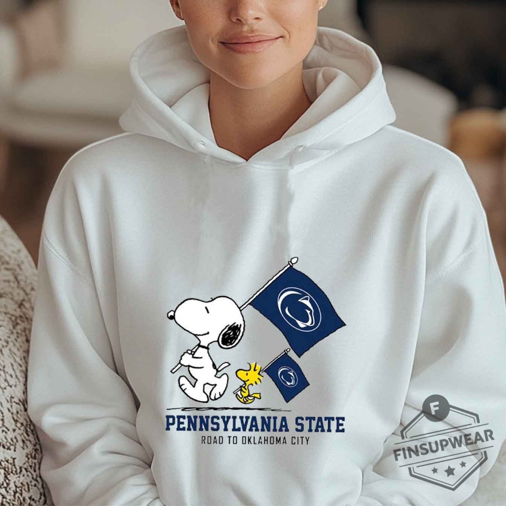 Snoopy And Woodstock Penn State Nittany Lions Road To Oklahoma City Shirt Tshirt Sweatshirt Hoodie 7 Snoopy and Woodstock Penn State Nittany Lions road to Oklahoma City Shirt T-shirt Sweatshirt hoodie