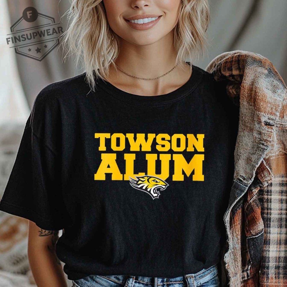 "Top Towson University Basketball Apparel: Tees, Hoodies, Sweatshirts & More" 12 Womens Towson University Tigers Towson Alumni Vneck Shirt Tshirt Sweatshirt Hoodie