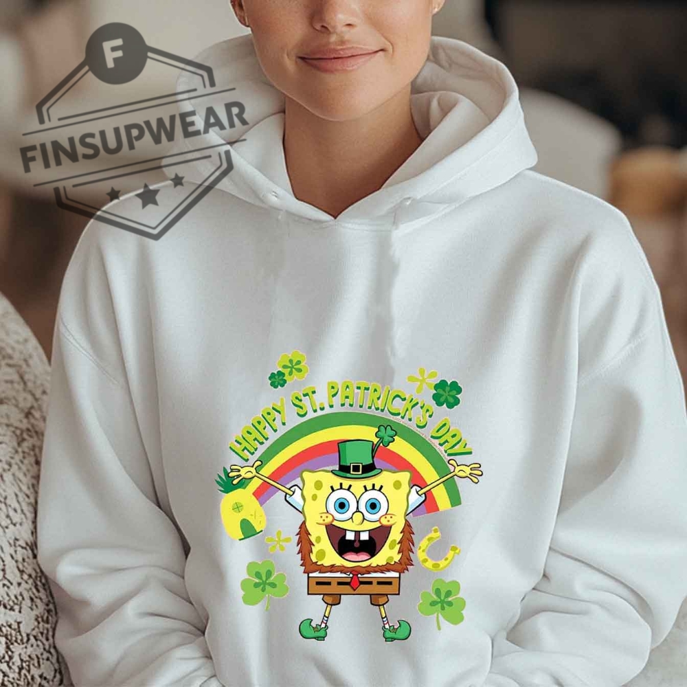Spongebob Squarepants Happy St. Patricks Day Unisex Shirt Tshirt Sweatshirt Hoodie 9 Spongebob Squarepants Happy St. Patricks Day Unisex Shirt Tshirt Sweatshirt Hoodie finsupwear 5