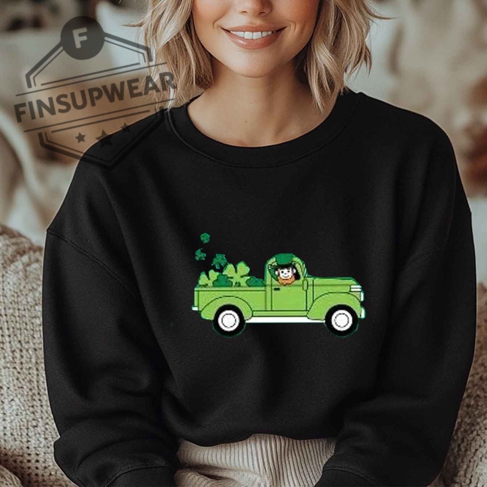 St. Patricks Day Leprechaun Truck Graphic Shirt Tshirt Sweatshirt Hoodie 7 St. Patricks Day Leprechaun Truck Graphic Shirt Tshirt Sweatshirt Hoodie finsupwear 3