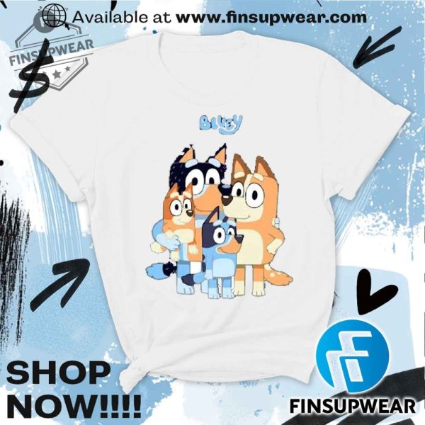 Bluey Family Unisex Shirt Tshirt Sweatshirt Hoodie finsupwear 5 1