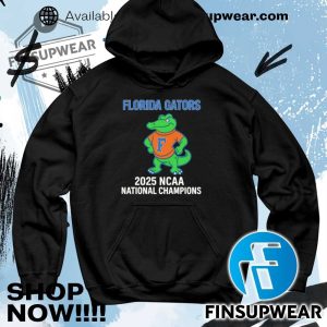 Florida Gators 2025 Ncaa National Champions Mascot Tshirt Hoodie Sweatshirt Sweater finsupwear 4