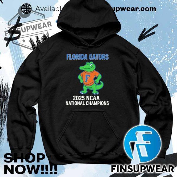 Florida Gators 2025 Ncaa National Champions Mascot Tshirt Hoodie Sweatshirt Sweater finsupwear 4