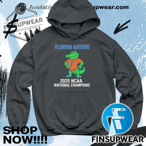 Florida Gators 2025 Ncaa National Champions Mascot Tshirt Hoodie Sweatshirt Sweater finsupwear 5