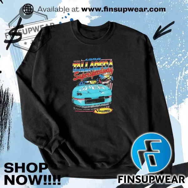 1996 Talladega Superspeedway Wide Open Vintage Shirt Hoodie Sweatshirt Sweater finsupwear 3
