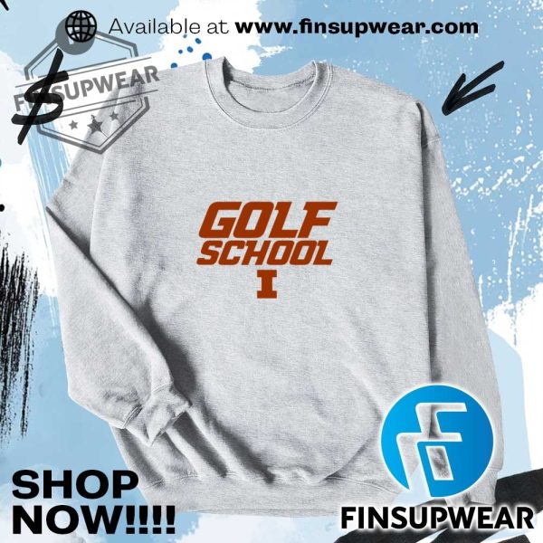 Golf School Illinois Shirt Hoodie Long Sleeve Mug finsupwear 4