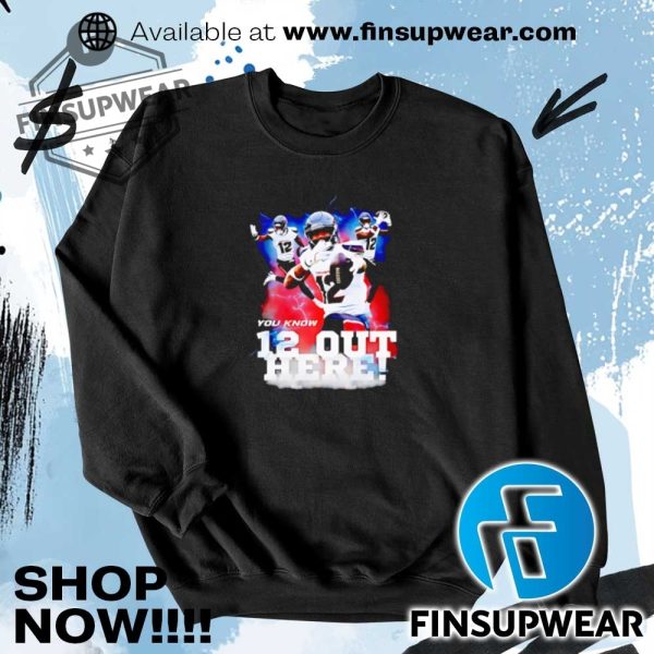 Nico Collins You Know 12 Out Here Shirt Hoodie Sweatshirt Sweater finsupwear 3