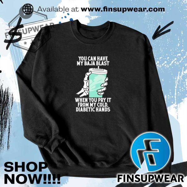 Baja Blast Cold Diabetic Hands Skeleton Shirt Hoodie Sweatshirt Sweater Vintage finsupwear 3