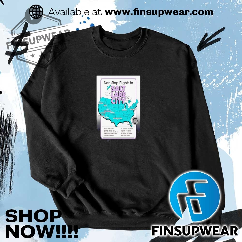 2025 Nonstop Poster Flights Salt Lake Cityportrait Shirt Hoodie Sweatshirt Sweater Vintage 7 2025 Non-Stop Poster Flights Salt Lake City-Portrait shirt hoodie sweatshirt sweater vintage