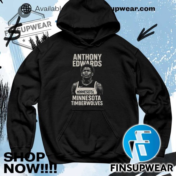 Anthony Edwards Minnesota Timberwolves Wolves Mvp Nba Shirt Hoodie Long Sleeve Retro Vintage finsupwear 4