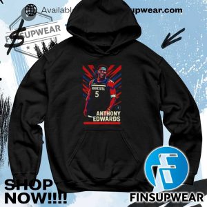 Anthony Edwards Minnesota Timberwolves Wolves Antman Nba Shirt Hoodie Long Sleeve Retro Vintage finsupwear 4