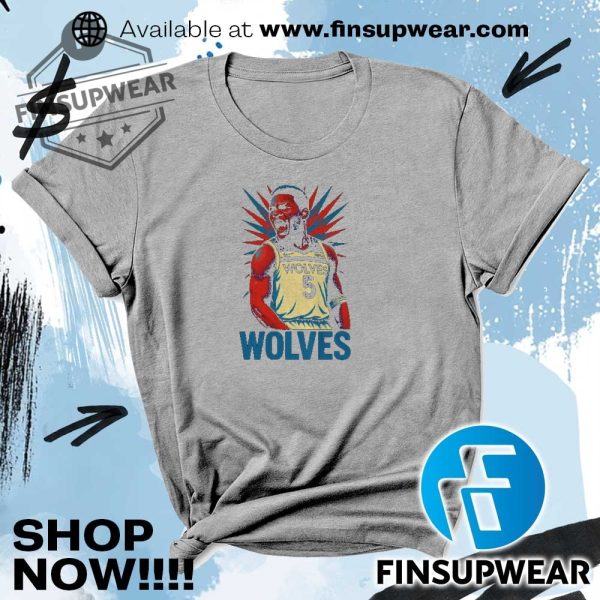 Anthony Edwards Minnesota Timberwolves Wolves Goat Nba Shirt Hoodie Long Sleeve Retro Vintage finsupwear 2