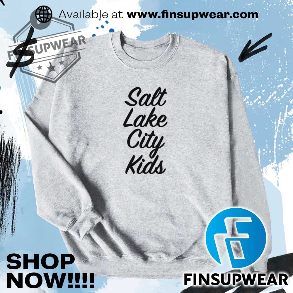 Salt Lake City Kids Shirts Hoodie Long Sleeve Crewneck 7 Salt Lake City Kids Shirts hoodie long sleeve crewneck