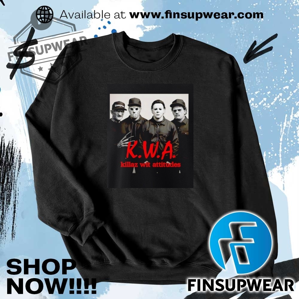Kwa Killaz Wit Attitudes Horror Characters Shirt Hoodie Long Sleeve Crewneck 7 KWA Killaz Wit Attitudes horror characters shirt hoodie long sleeve crewneck