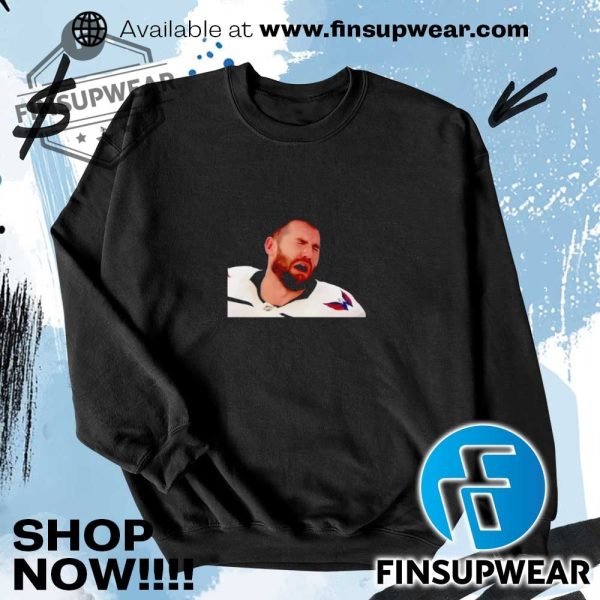 Grant Paulsen Wearing Tom Wilson Fake Crying Shirt Hoodie Sweatshirt Sweater Retro finsupwear 3