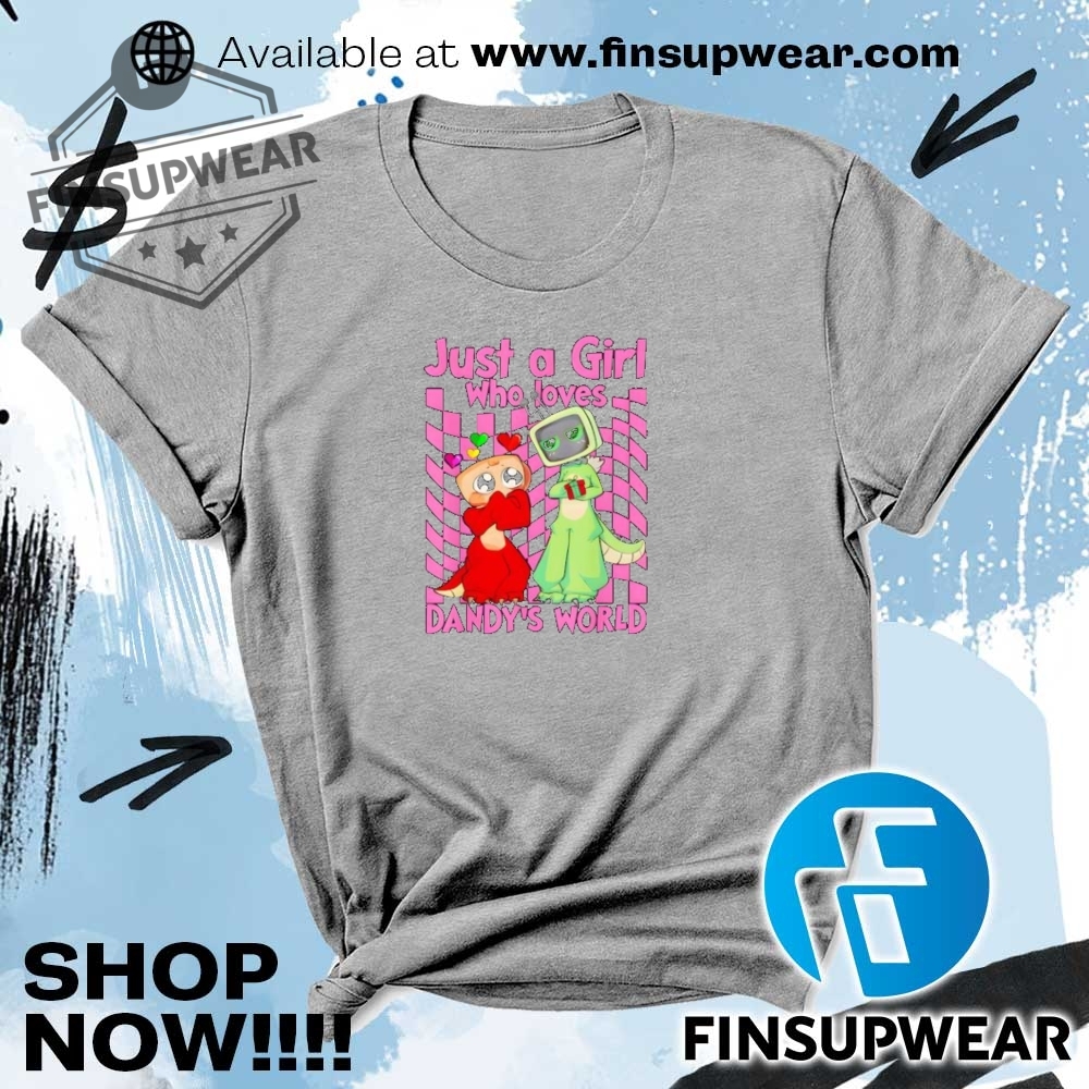 Just A Girl Who Loves Dandys World Vee And Shelly Shirt Hoodie Long Sleeve Crewneck 6 Just a girl who loves dandy’s world Vee and Shelly shirt hoodie long sleeve crewneck