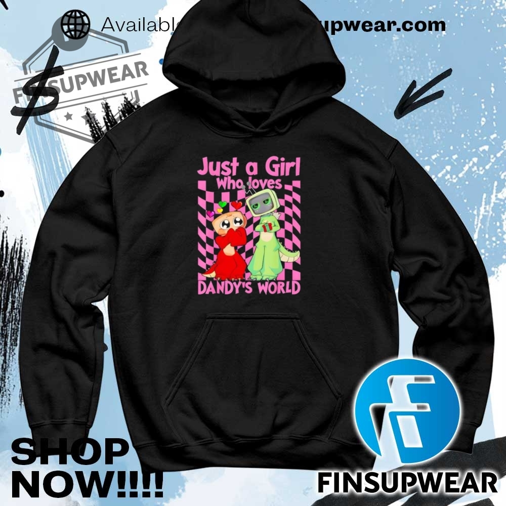 Just A Girl Who Loves Dandys World Vee And Shelly Shirt Hoodie Long Sleeve Crewneck 8 Just a girl who loves dandy’s world Vee and Shelly shirt hoodie long sleeve crewneck