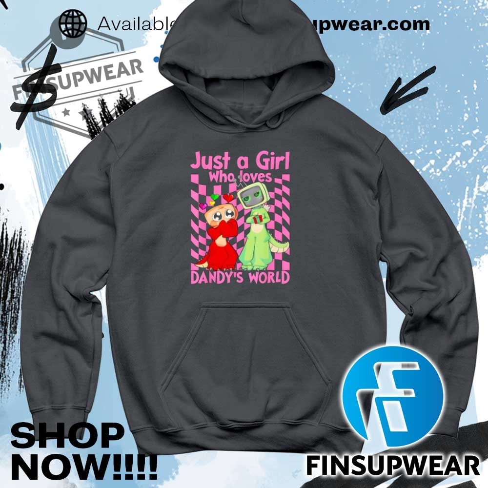 Just A Girl Who Loves Dandys World Vee And Shelly Shirt Hoodie Long Sleeve Crewneck 9 Just a girl who loves dandy’s world Vee and Shelly shirt hoodie long sleeve crewneck