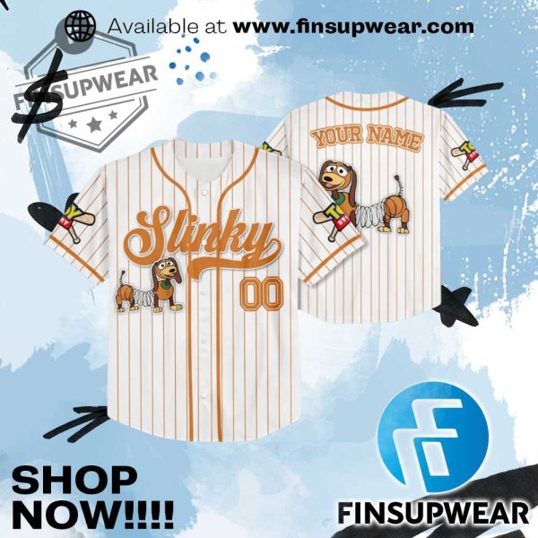 Slinky Dog Stretch The Fun Baseball Disney Toy Story Jersey finsupwear 1