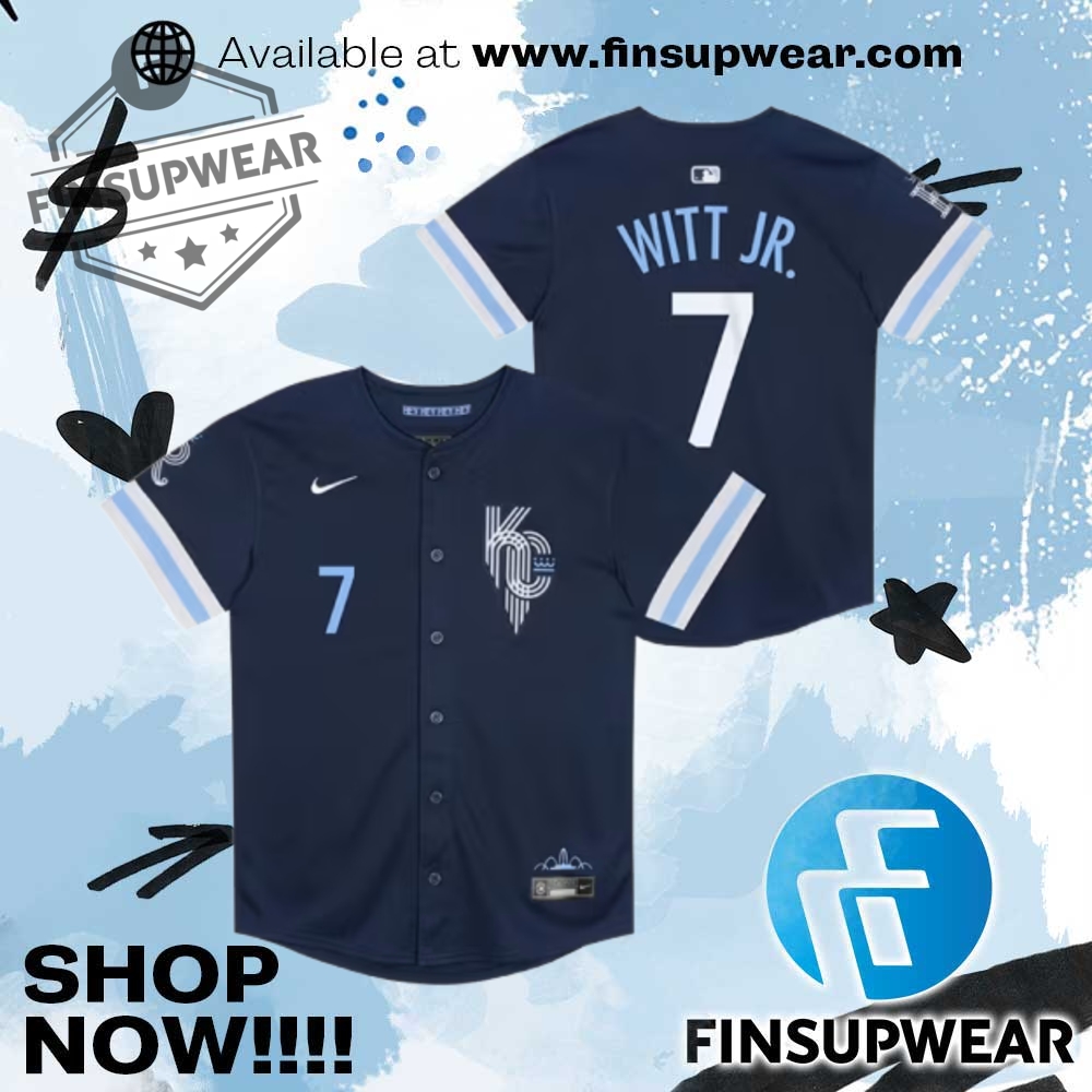 Bobby Witt Jr Kansas City Royals Boys City Connect Limited Baseball Jersey 1 Bobby Witt Jr Kansas City Royals Boys City Connect Limited Baseball Jersey