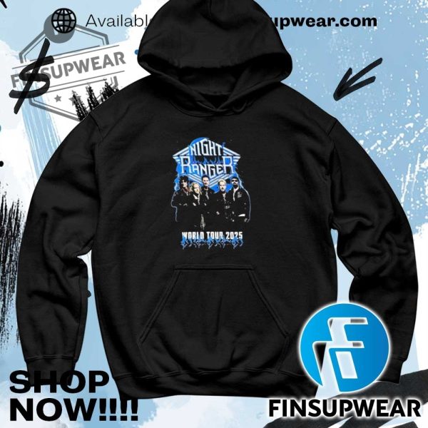 Night Ranger World Tour 2025 Retro Shirt Hoodie Sweatshirt Sweater Crewneck Vintage finsupwear 4