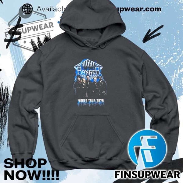 Night Ranger World Tour 2025 Retro Shirt Hoodie Sweatshirt Sweater Crewneck Vintage finsupwear 5