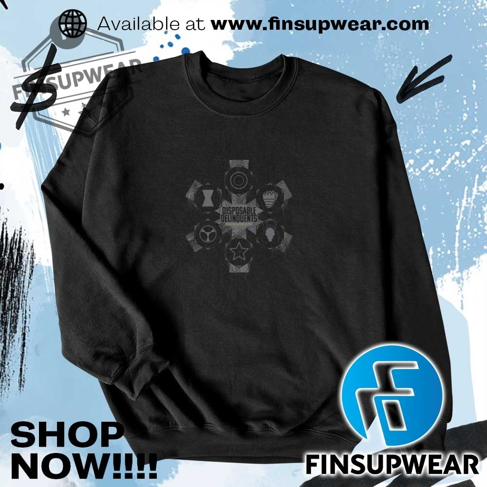Thunderbolts Icons Tshirt For Adults Crewneck Retro 7 Thunderbolts Icons T-Shirt for Adults crewneck retro