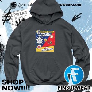 Stanley Cup Playoffs Battle For Ontario Rivalry Comic Pop Tshirts Hoodie Long Sleeve finsupwear 5