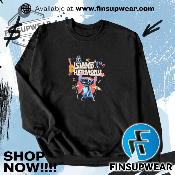 Lilo And Stitch Island Harmony Tshirts Hoodie Sweatshirt Sweater Crewneck Retro finsupwear 3