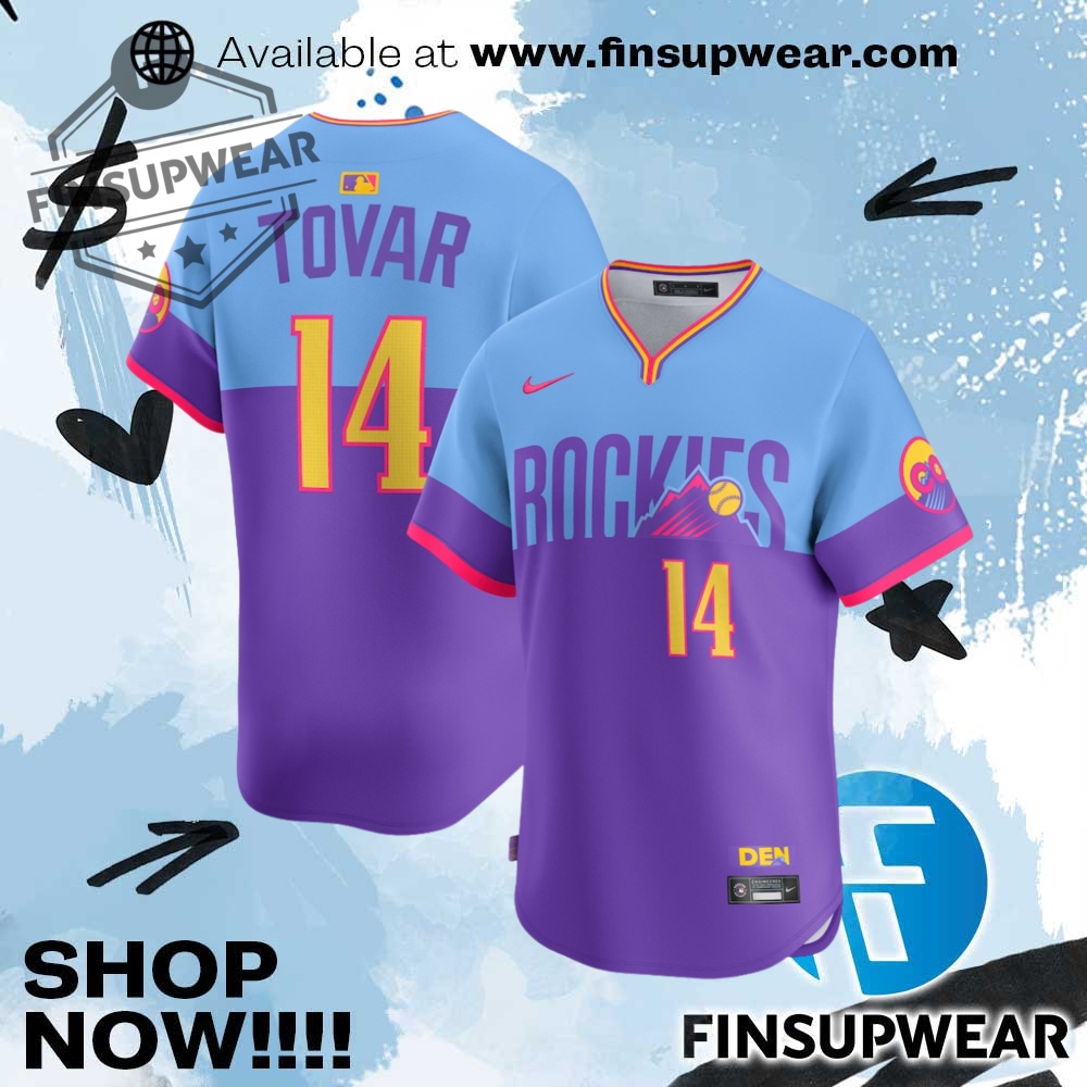 Ezequiel Tovar Colorado Rockies City Connect Jersey 1 Ezequiel Tovar Colorado Rockies City Connect Jersey