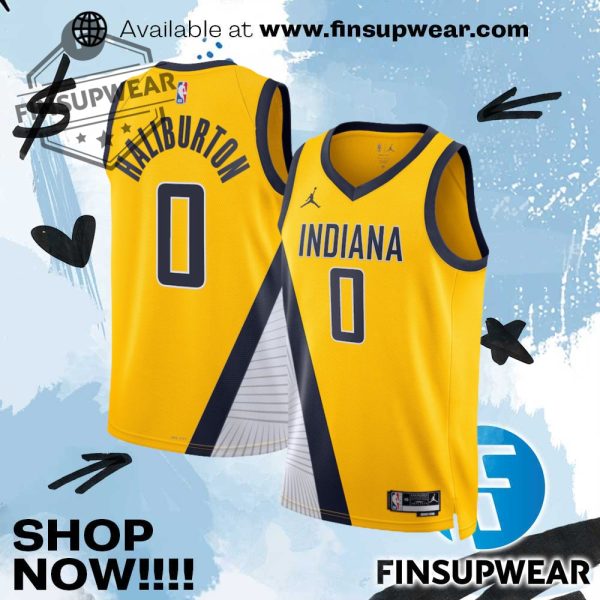 Indiana Pacers Statement Jersey finsupwear 1