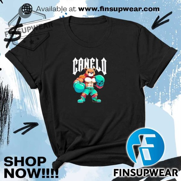 Canelo Teddy Bear Logo Shirt Hoodie Sweatshirt Sweater Vintage finsupwear 1