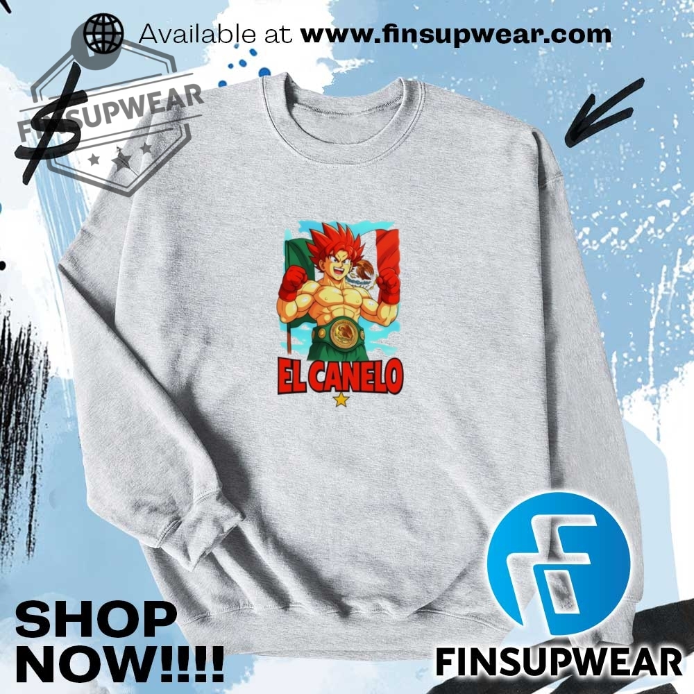 El Canelo Alvarez Dragon Ball Shirt Hoodie Long Sleeve Crewneck Retro 7 El Canelo Alvarez Dragon Ball shirt hoodie long sleeve crewneck retro