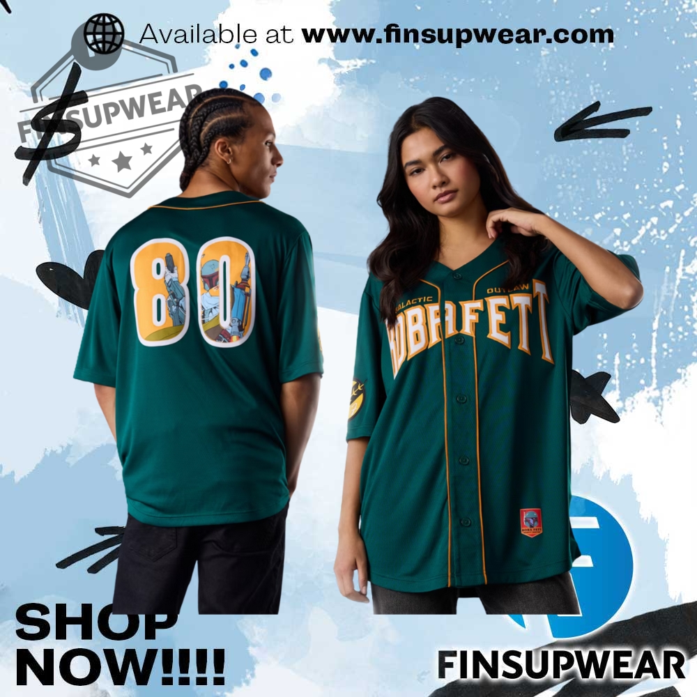 Boba Fett Baseball For Adults Jersey 1 Boba Fett Baseball For Adults Jersey