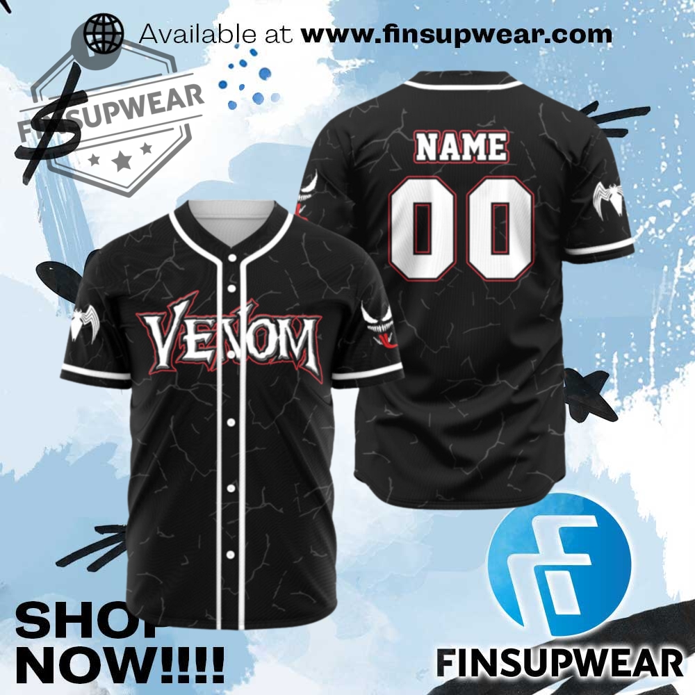 Personalized Venom Baseball Jersey 1 Personalized Venom Baseball Jersey