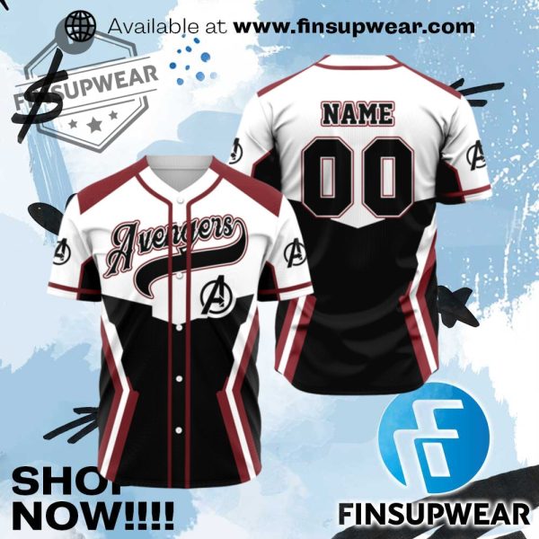 Personalized Avengers Endgame Baseball Jersey finsupwear 1