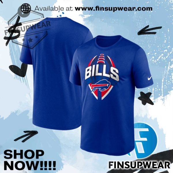 Buffalo Bills Nike Legend Icon Performance Tshirt finsupwear 1