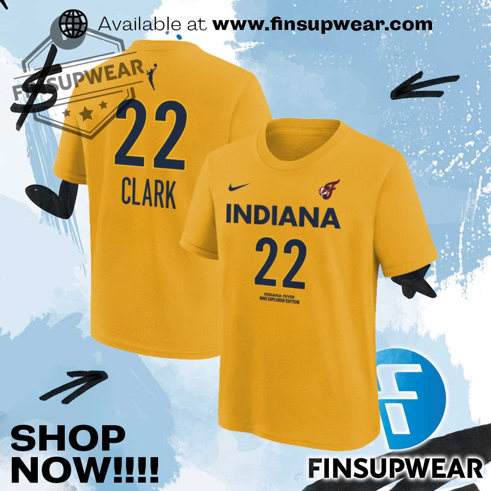 Caitlin Clark Indiana Fever Nike Youth Name Number Tshirt 1 Caitlin Clark Indiana Fever Nike Youth Name & Number TShirt
