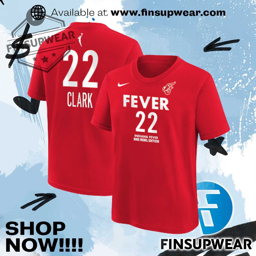 Caitlin Clark Indiana Fever Nike Youth 2024 Wnba Draft Rebel Edition Player Name Number Tshirt 1 Caitlin Clark Indiana Fever Nike Youth 2024 WNBA Draft Rebel Edition Player Name & Number TShirt
