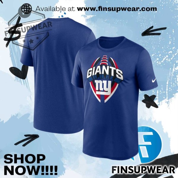 New York Giants Nike Legend Icon Performance Tshirt finsupwear 1