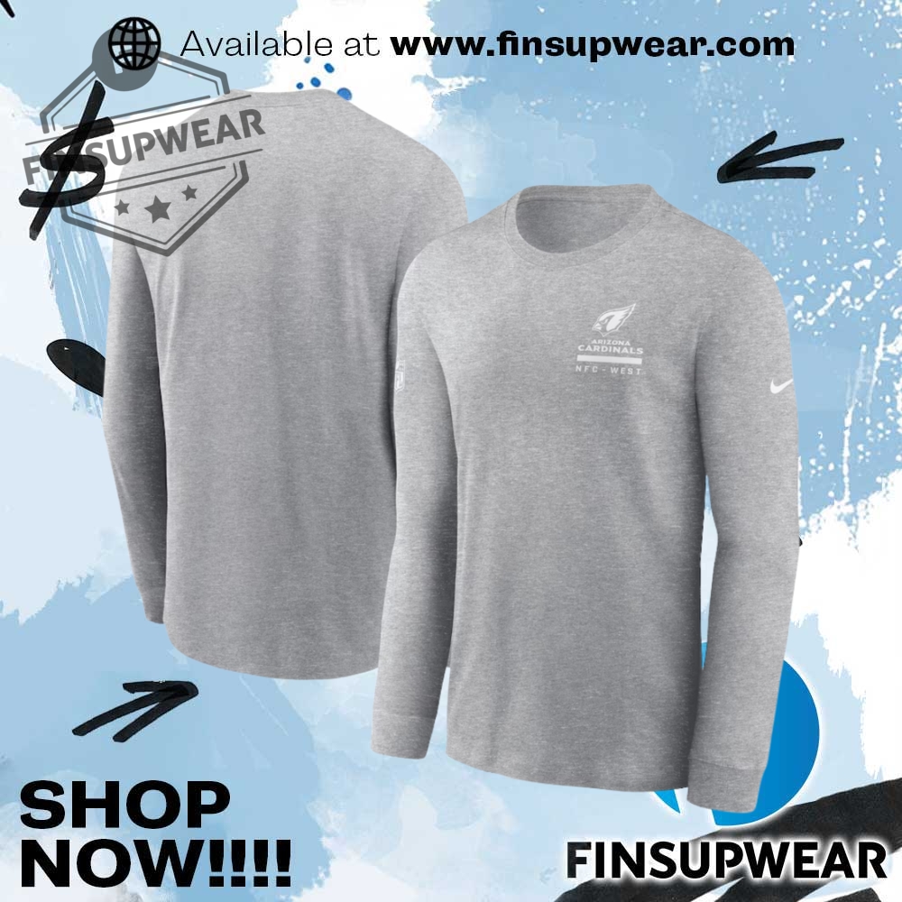 Arizona Cardinals Nike Sideline Performance Long Sleeve Tshirt 1 Arizona Cardinals Nike Sideline Performance Long Sleeve TShirt