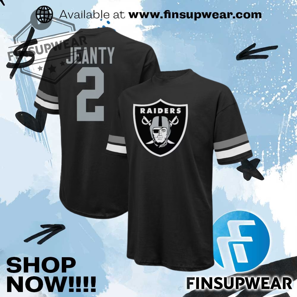 Ashton Jeanty Las Vegas Raiders Majestic Threads 2025 Nfl Draft First Round Pick Oversized Tshirt 1 Ashton Jeanty Las Vegas Raiders Majestic Threads 2025 NFL Draft First Round Pick Oversized TShirt