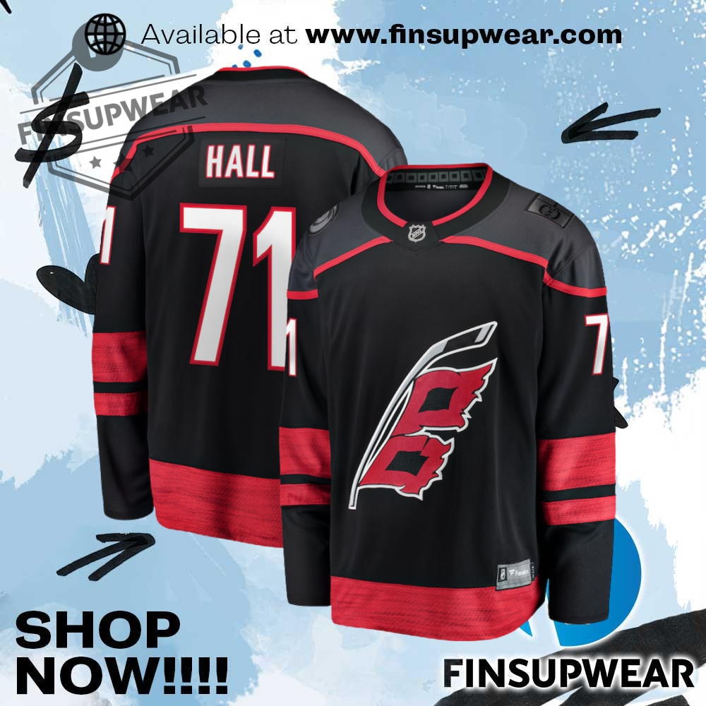 Taylor Hall Carolina Hurricanes Fanatics Home Breakaway Jersey 1 Taylor Hall Carolina Hurricanes Fanatics Home Breakaway Jersey