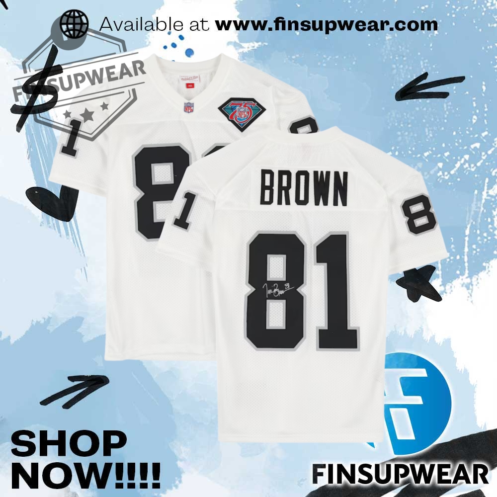 Tim Brown Los Angeles Raiders Autographed Fanatics Authentic White 1994 Mitchell Ness White Authentic Jersey 1 Tim Brown Los Angeles Raiders Autographed Fanatics Authentic White 1994 Mitchell & Ness White Authentic Jersey